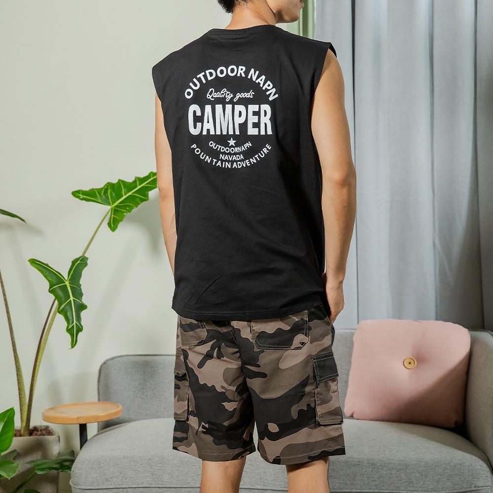 【快速出貨】現貨 背心 男背心 男生衣服 棉質  無袖 上衣 百搭 寬鬆 休閒 無袖 夏日 男裝  83009-細節圖3