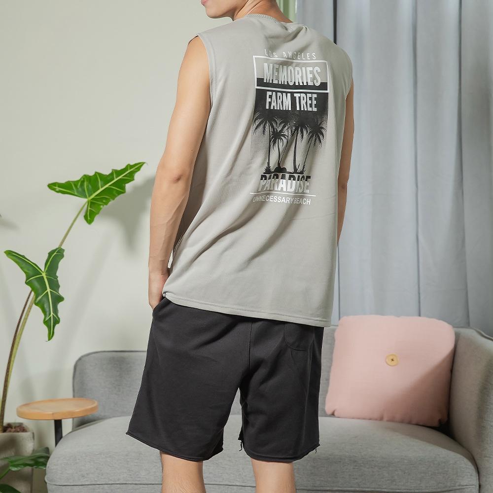 【快速出貨】現貨 背心 男背心 男生衣服棉質 MIT 無袖 上衣 百搭 寬鬆 休閒 無袖 夏日 男裝  83012-細節圖3