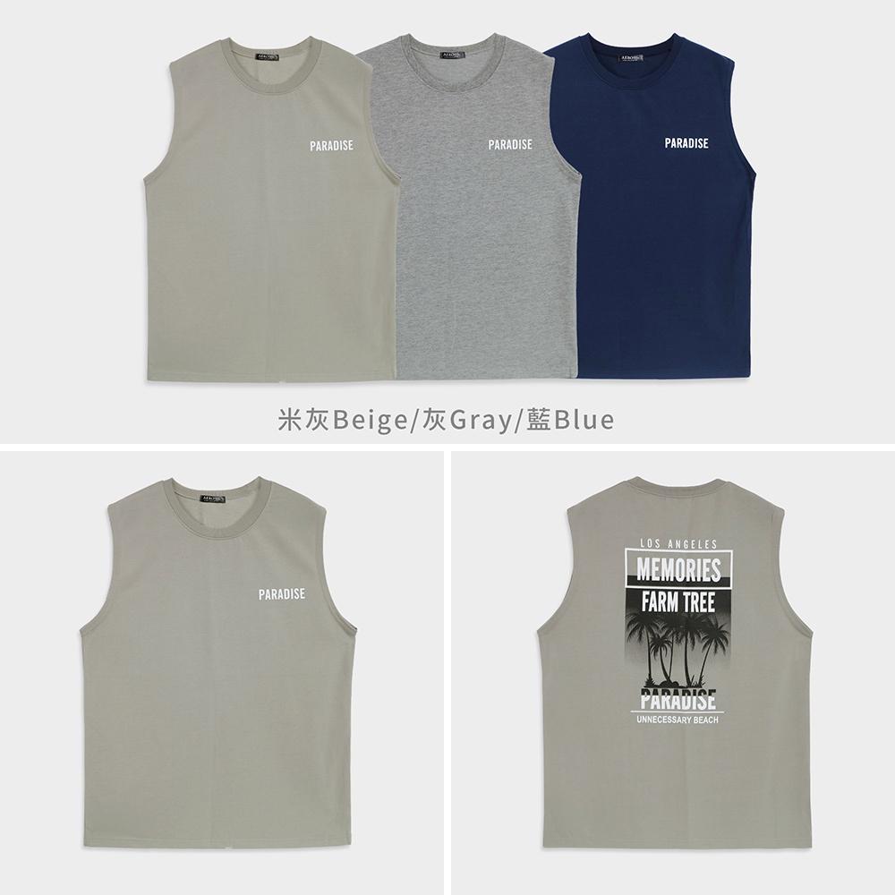 【快速出貨】現貨 背心 男背心 男生衣服棉質 MIT 無袖 上衣 百搭 寬鬆 休閒 無袖 夏日 男裝  83012-細節圖5