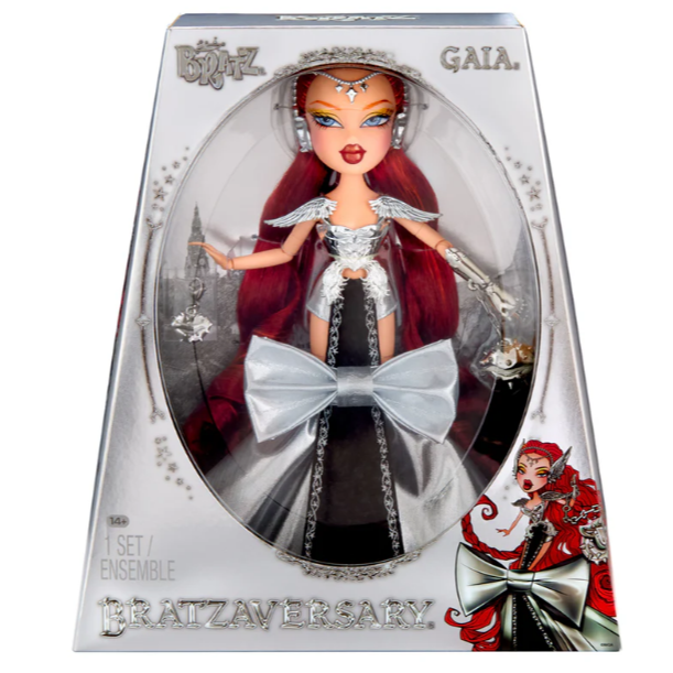 Bratz 貝茲娃娃 25週年紀念版 Gaia 蓋亞收藏娃娃 全新未拆封-細節圖9