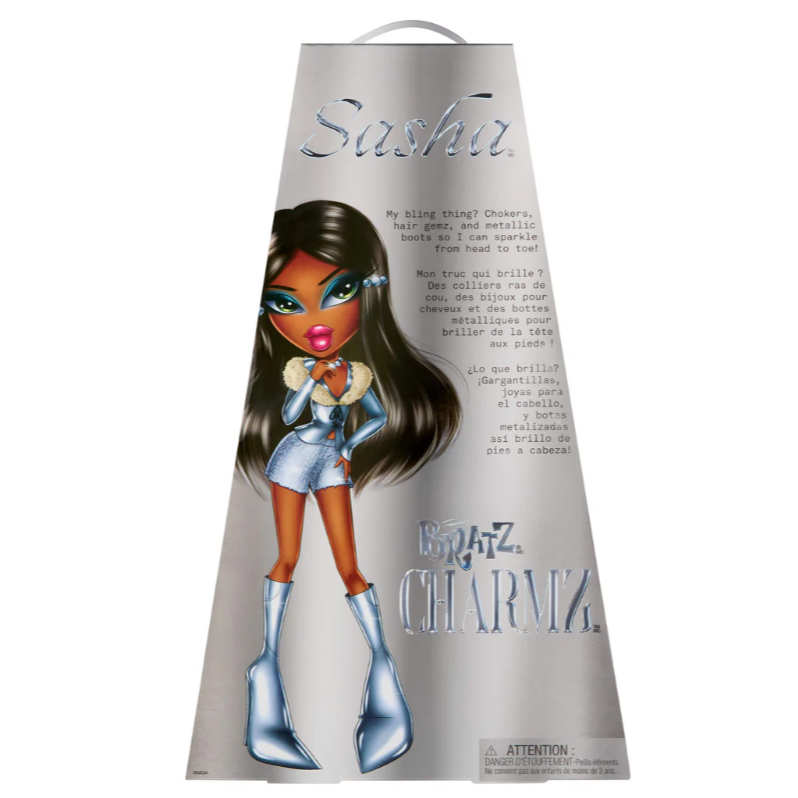 Bratz 貝茲娃娃 Charmz Sasha 莎夏時尚收藏娃娃 全新未拆封-細節圖7