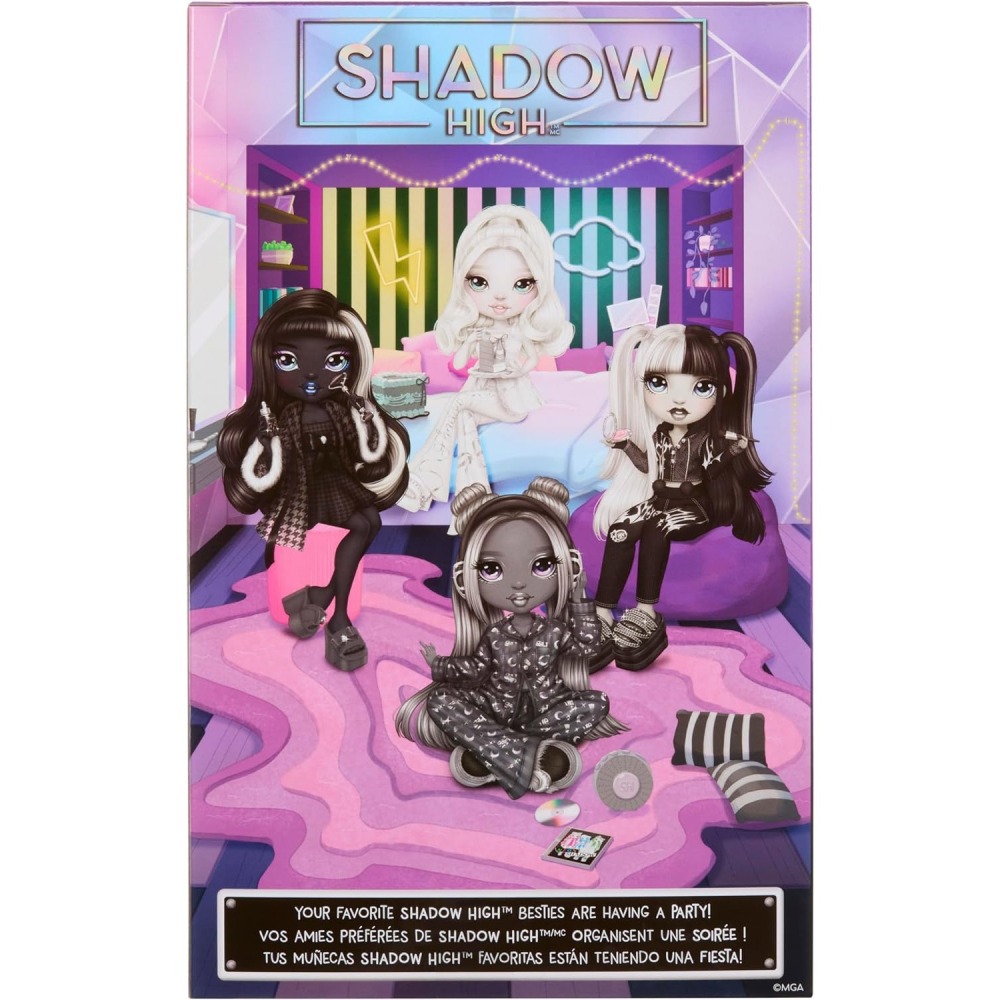 Shadow High 幻影高中 Natasha Zima 女孩之夜白髮雪色系時尚娃娃 全新未拆封-細節圖5