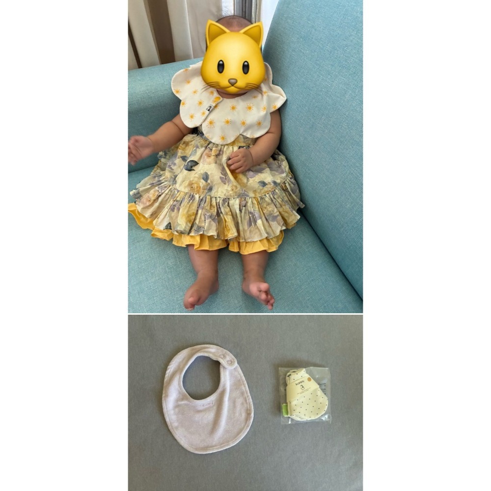 包屁洋9件+珍珠貝比美背洋+口水巾2條-細節圖2
