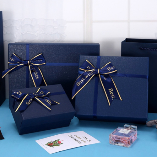 藍色禮盒 生日禮盒 深海藍禮物盒 海軍藍驚喜盒 月光藍生日禮盒 情人節 藏藍禮物禮盒 紀念日禮物 端午節 中秋節禮盒