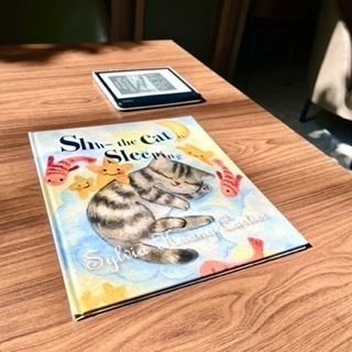 【現貨/親子共讀】兒童英文繪本 Shh~the cat is sleeping 幼兒英文啟蒙 睡前故事書 貓咪療癒繪本-細節圖4
