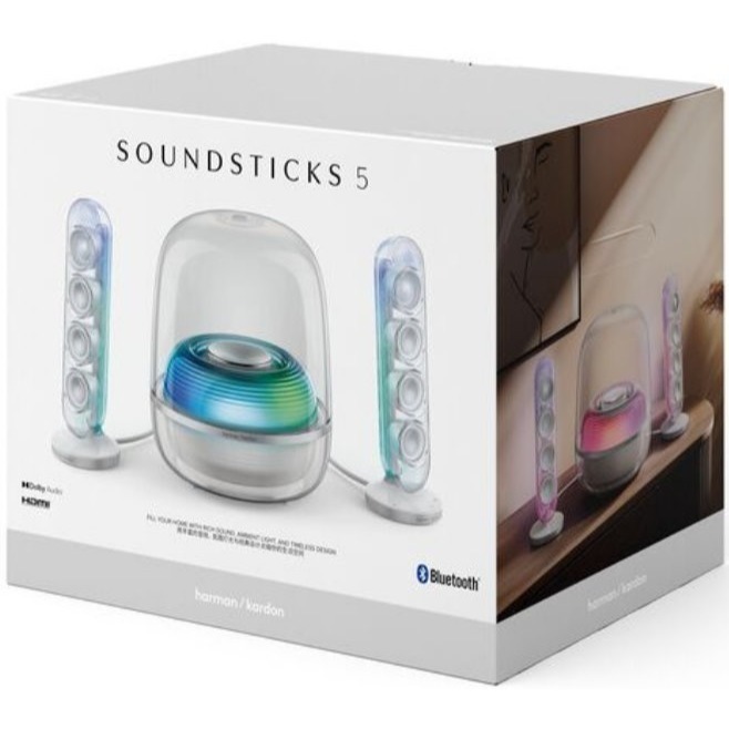 【光統電通】Harman Kardon 哈曼卡頓(白色)SoundSticks 5 多媒體水母藍芽喇叭~下單先問門市庫存-細節圖8