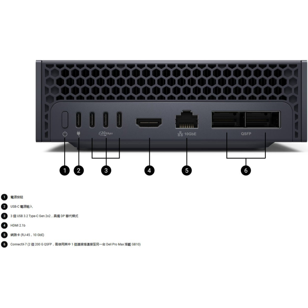 【光統數位】DELL 戴爾 Pro Max (GB10/128G/4TB/DGX) AI超級電腦~下單先問台南門市庫存-細節圖7