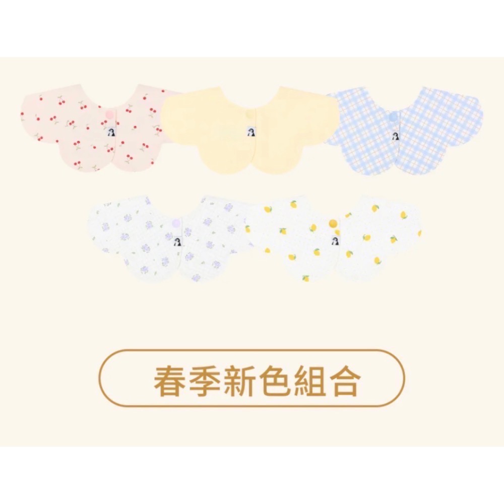 （今日下單、隔日出貨）韓國🇰🇷Konny- 口水巾禮盒-可旋轉5件 (附品牌紙袋)-細節圖2