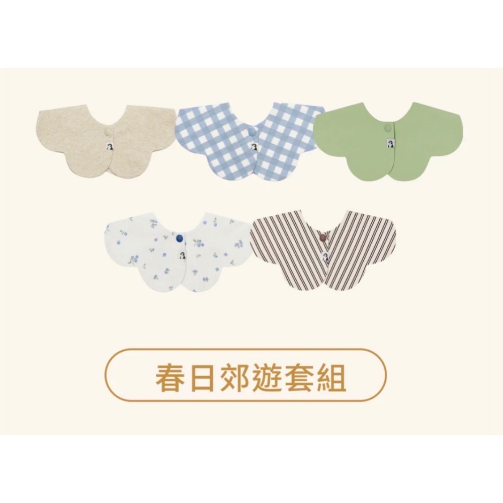 （今日下單、隔日出貨）韓國🇰🇷Konny- 口水巾禮盒-可旋轉5件 (附品牌紙袋)-規格圖4