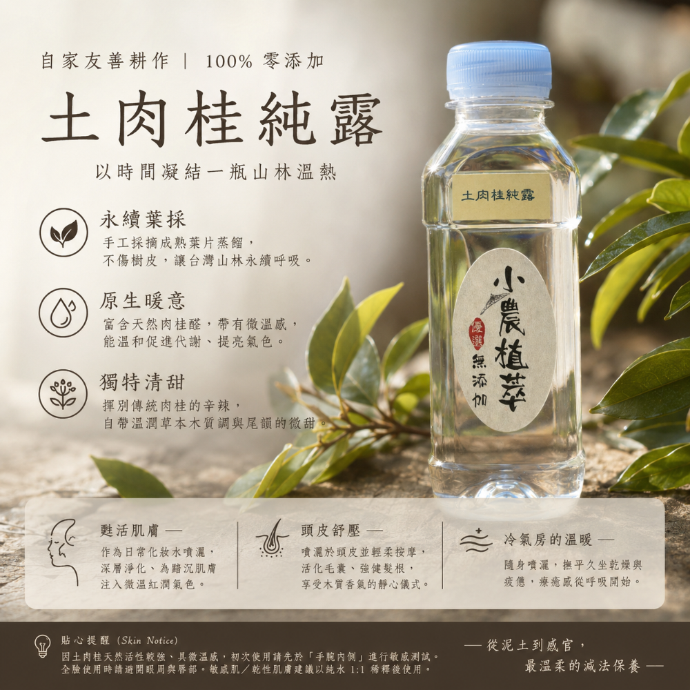 【小農植萃】體驗純露15m/50ml-左手香/檸檬香茅/香蘭葉/魚腥草/積雪草/樹葡萄/西洋蓍草/土肉桂/薰衣草/迷迭-細節圖9