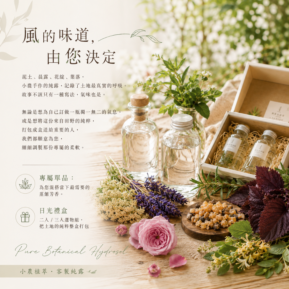 小農植萃 • 客製純露