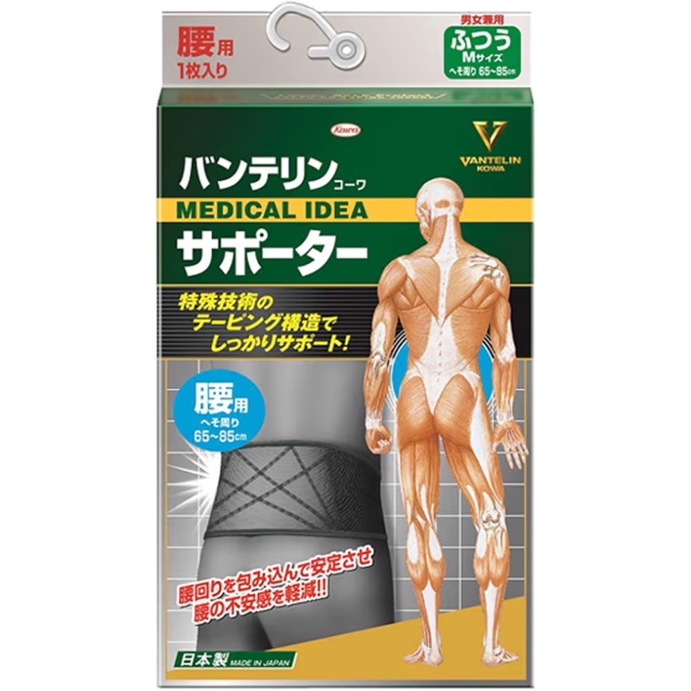 日本 Vantelin Kowa興和機能型腰部保護帶 運動護腰-規格圖5