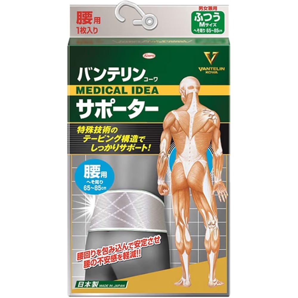 日本 Vantelin Kowa興和機能型腰部保護帶 運動護腰-規格圖5