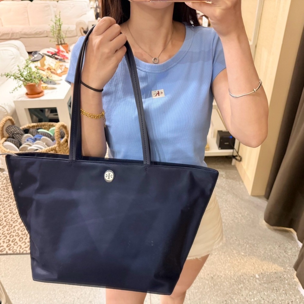 美國 🇺🇸Tory Burch 尼龍托特包-細節圖3