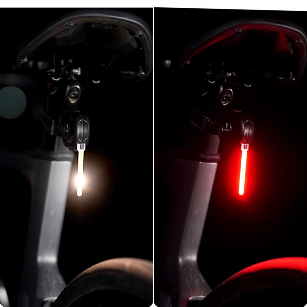 自行車尾燈 單車尾燈 自行車燈 腳踏車燈 流水燈 警示燈 USB充電-細節圖9