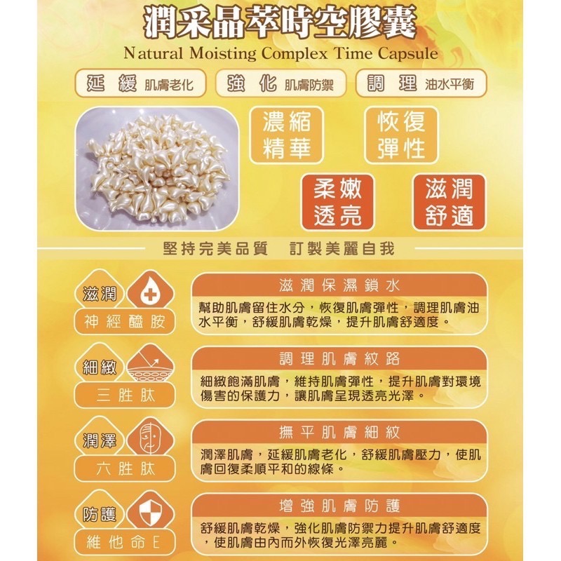 （現貨免運）💛潤采晶萃時空膠囊🩵贈醫美專用保濕面膜-細節圖3