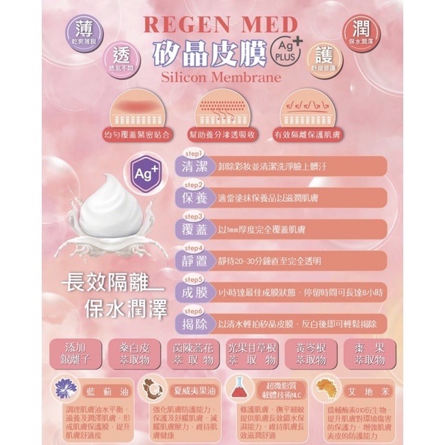 (現貨免運)💛矽晶皮膜(容量50g）🩵贈醫美專用保濕面膜-細節圖2