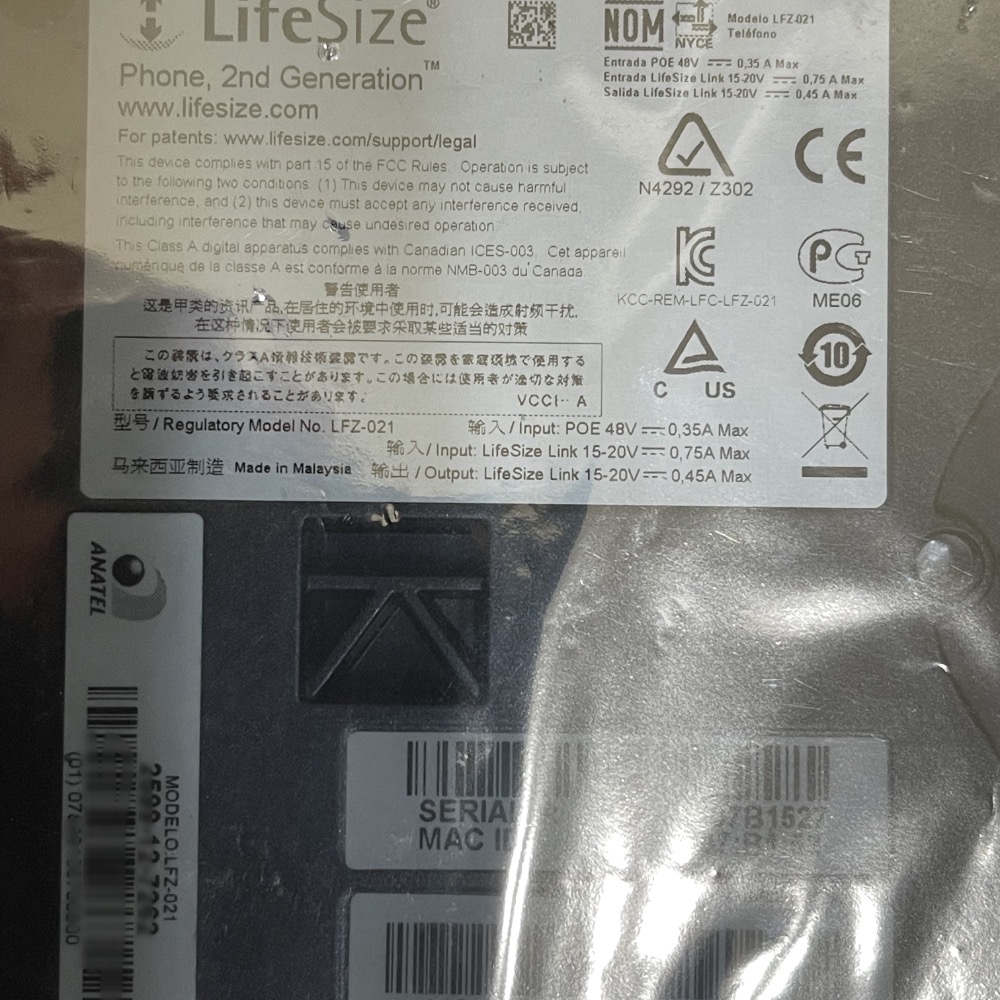 LifeSize Phone 2nd Generation (LFZ-021)-細節圖4