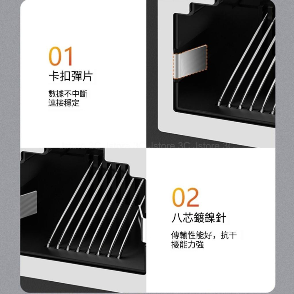 【台灣現貨】RJ45網線一分二轉接頭 RJ45三通頭 網線延長器 連接器 網路線轉接頭 轉接頭 網路線-細節圖2