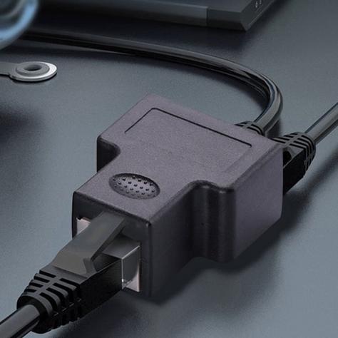 【台灣現貨】RJ45網線一分二轉接頭 RJ45三通頭 網線延長器 連接器 網路線轉接頭 轉接頭 網路線-細節圖6