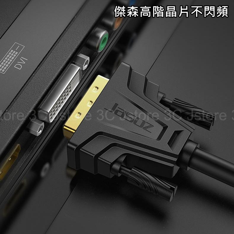 【台灣現貨】HDMI轉DVI HDMI TO DVI 1.5米線 電腦轉電視 4K 1080P 雙磁環 轉接大螢幕-細節圖2