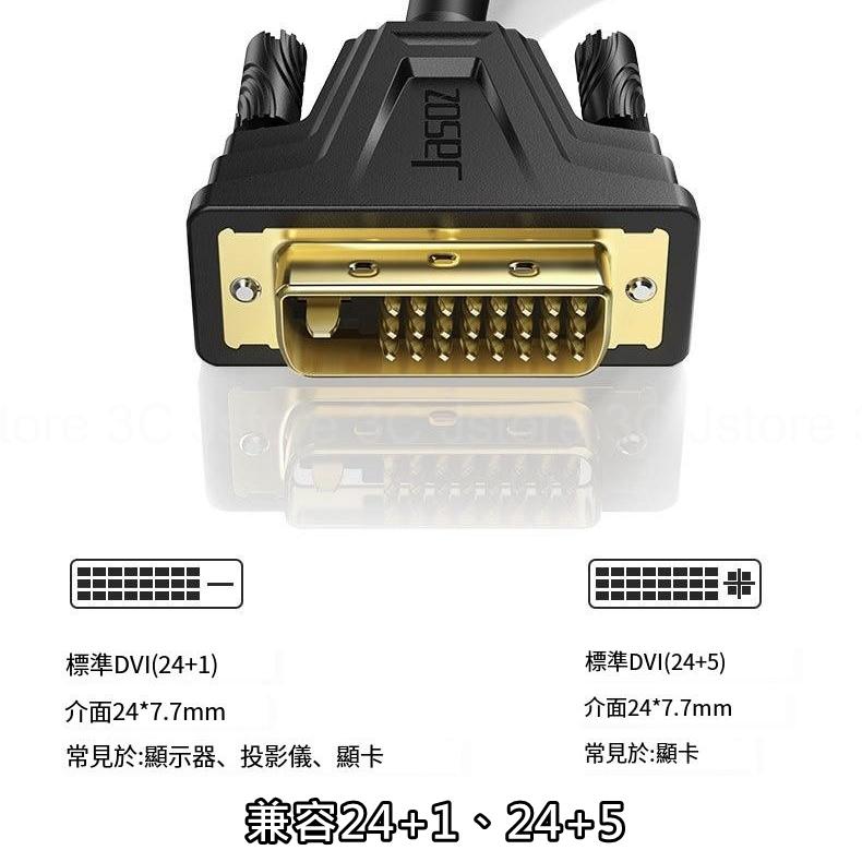 【台灣現貨】HDMI轉DVI HDMI TO DVI 1.5米線 電腦轉電視 4K 1080P 雙磁環 轉接大螢幕-細節圖7