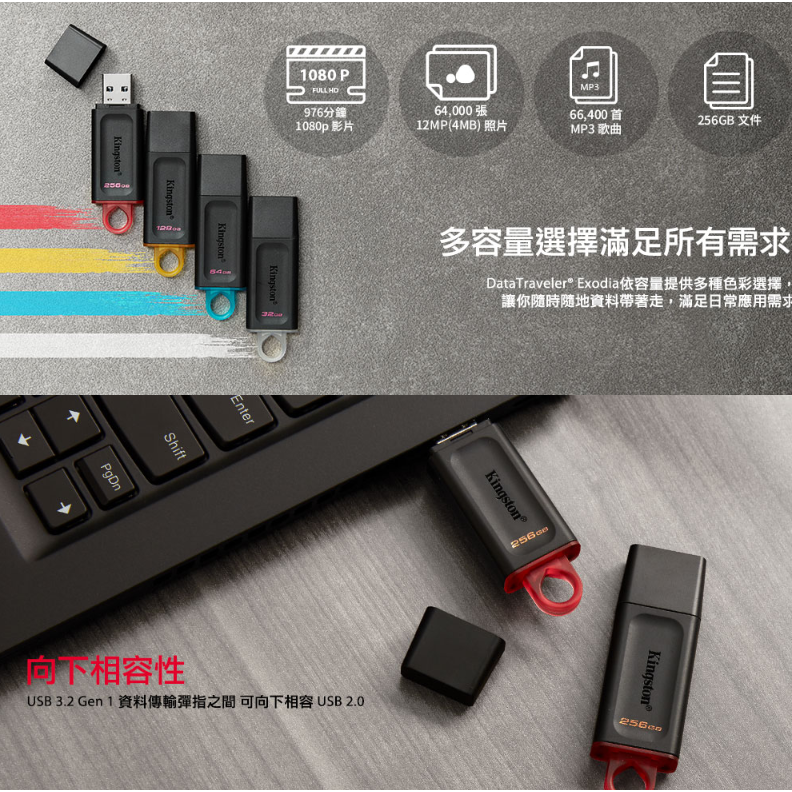 【免運🔥發票現貨】隨身碟 手機隨身碟 隨身碟 128g 128g隨身碟 usb3.0 隨身碟 隨身碟 64g 金士頓-細節圖6