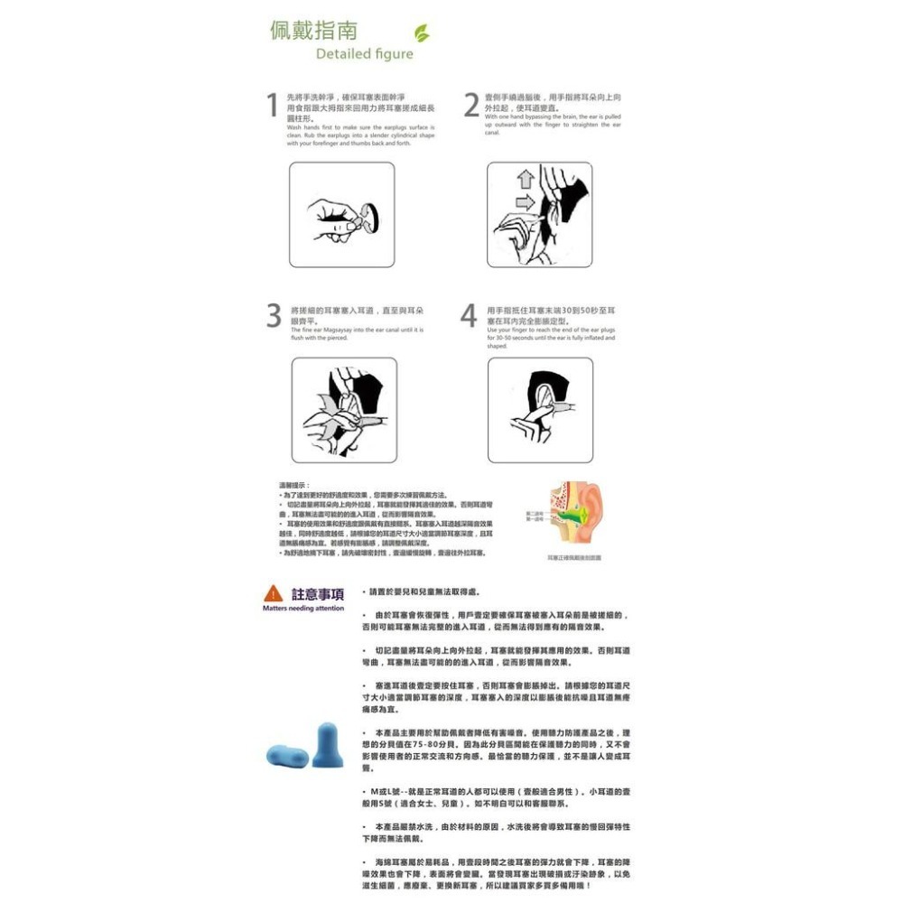 【附發票】瑞典進口 SWEDSAFE 泡棉耳塞 海綿耳塞-細節圖7