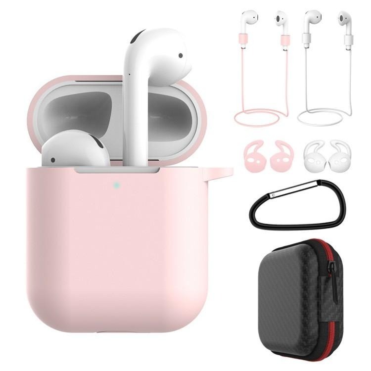 【附發票】AirPods AirPods2 7套組 矽膠保護套 APPLE藍芽耳機保護套-細節圖2