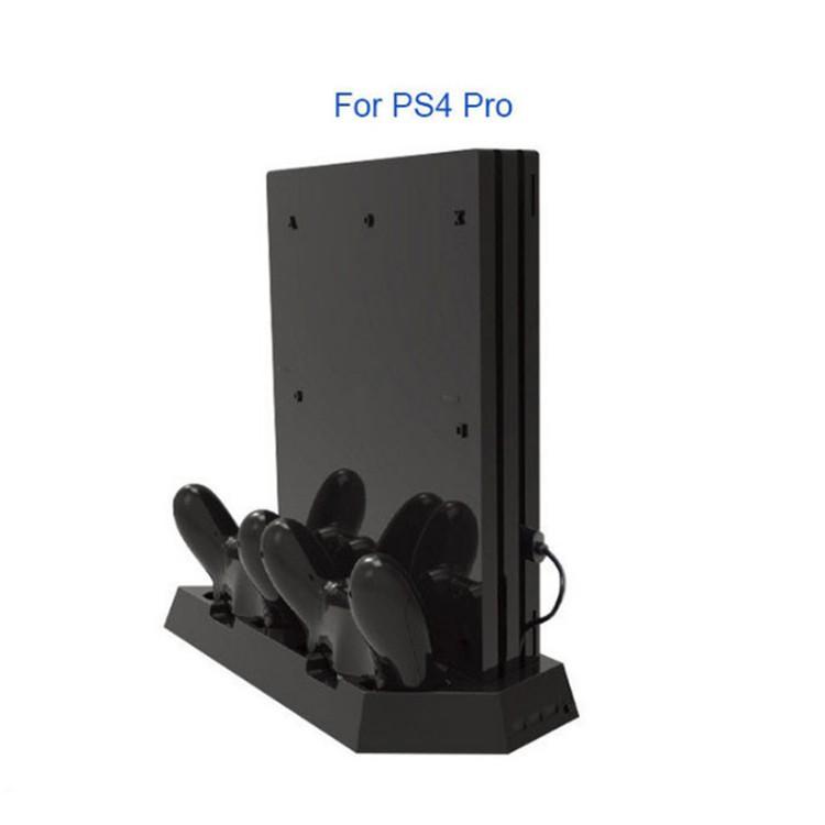 【附發票】PS4 PRO / PS4 SLIM / PS4 三合一多功能散熱底座 風扇+雙充-細節圖3