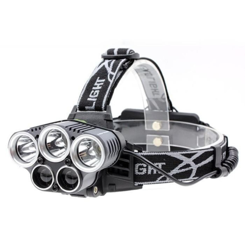 【附發票】新款 5LED 強光充電頭燈 夜釣狩獵 T6+LTS超強頭燈