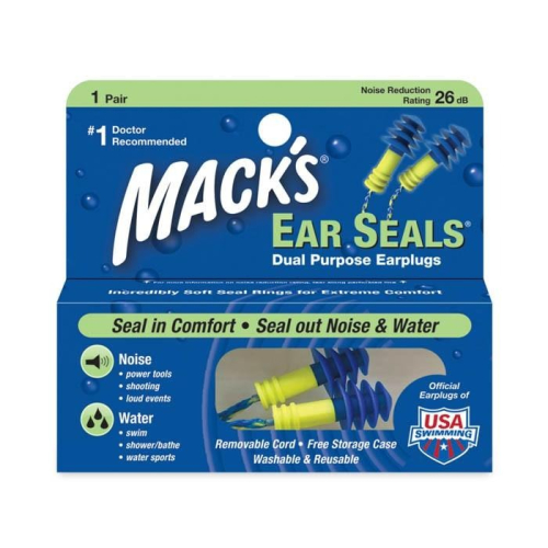 【附發票】美國 Mack＇s 游泳耳塞 有防丟繩 送收納盒 美國國家游泳隊專用 20834