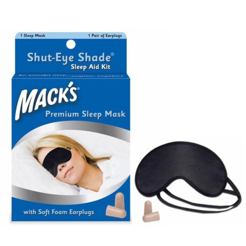 【附發票】美國 Mack＇s 舒適不漏光 眼罩 + 泡棉耳塞