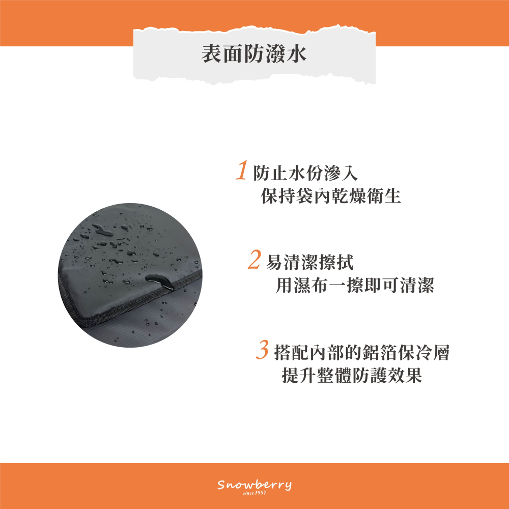 20L 經典月子餐外送袋 -PN11919 黑色耐用夾網布 手提+肩揹式-細節圖6