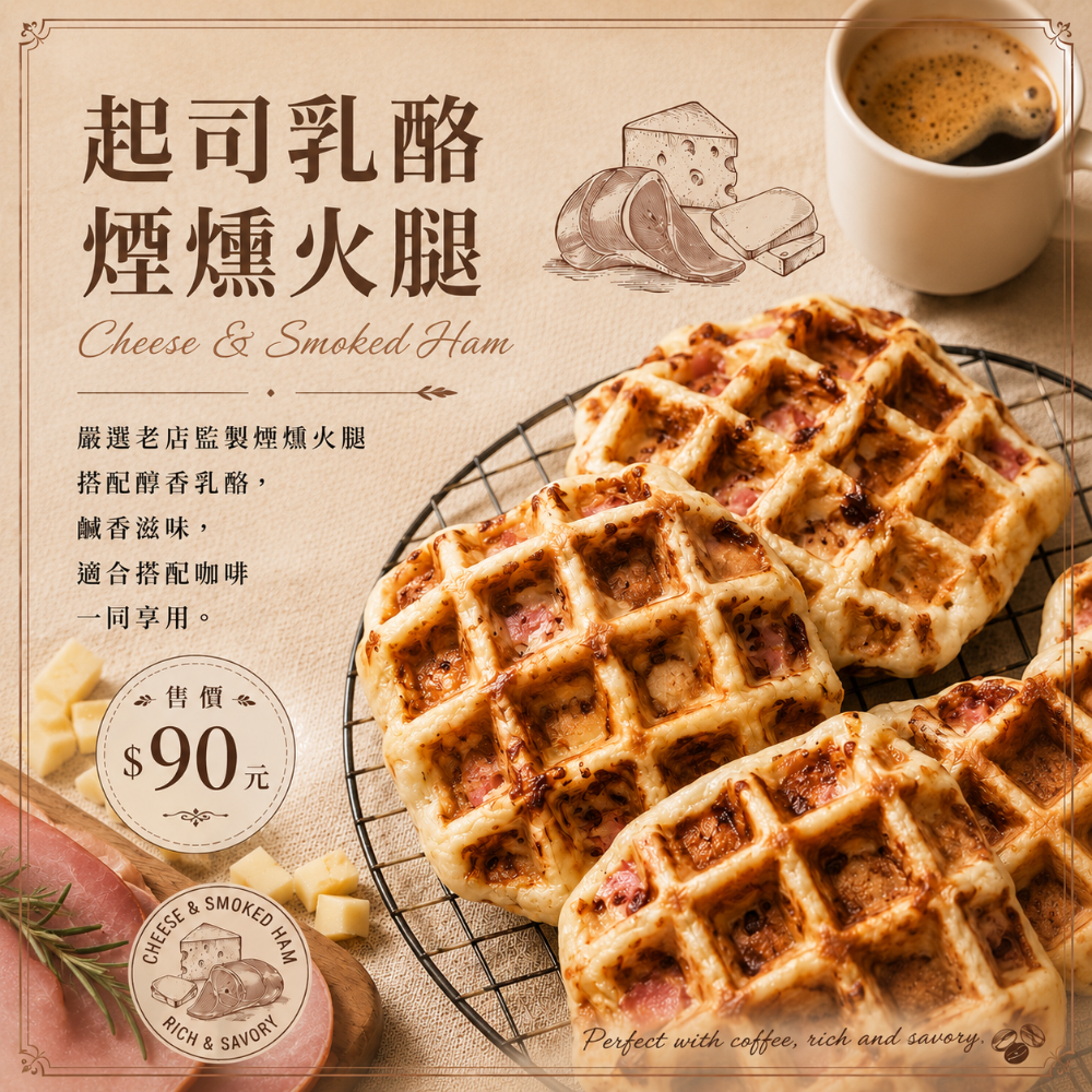 小春日和_起司乳酪煙燻火腿