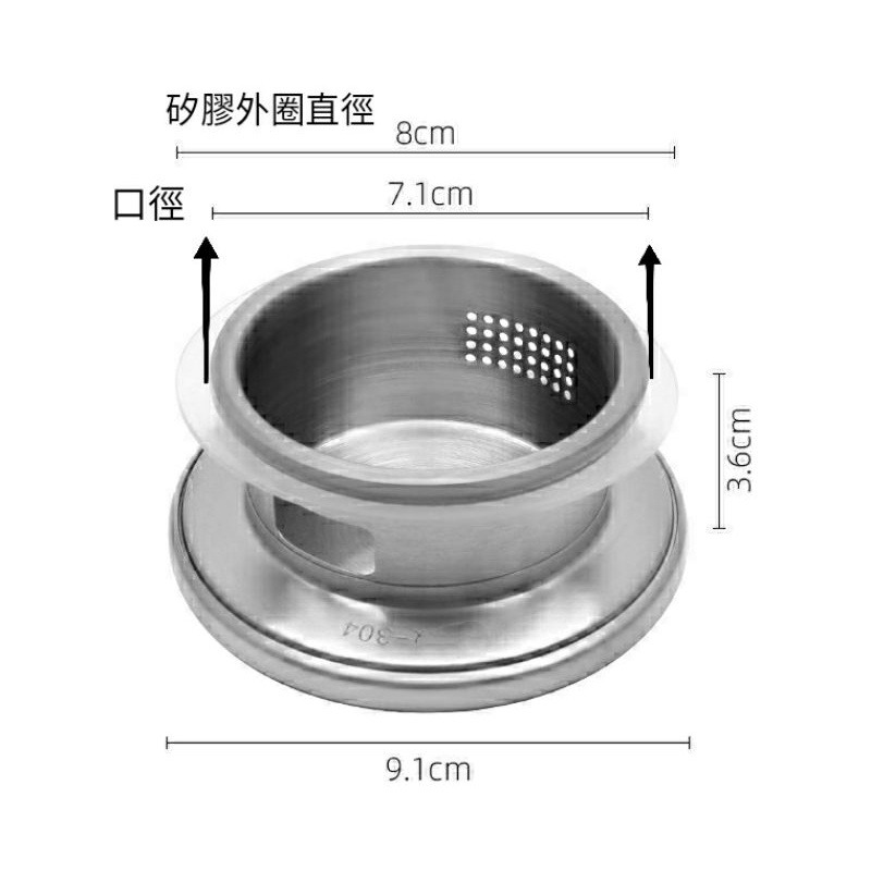 304不鏽鋼 口徑7cm 水瓶蓋子 茶壺蓋 水壺蓋子 水杯蓋子 杯子蓋子 水壺蓋 水瓶蓋 茶蓋 瓶蓋-細節圖2