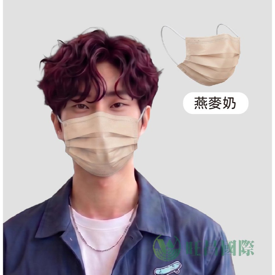 【旺昌國際】醫療防護口罩 官方直營 平面素色 淺色系 滿版 雙鋼印 MIT 台灣製造 成人 醫療口罩 (50入一盒)-規格圖10