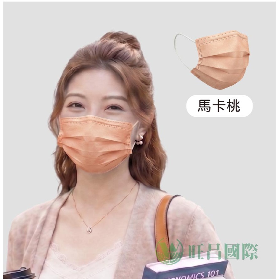 【旺昌國際】醫療防護口罩 官方直營 平面素色 淺色系 滿版 雙鋼印 MIT 台灣製造 成人 醫療口罩 (50入一盒)-規格圖10