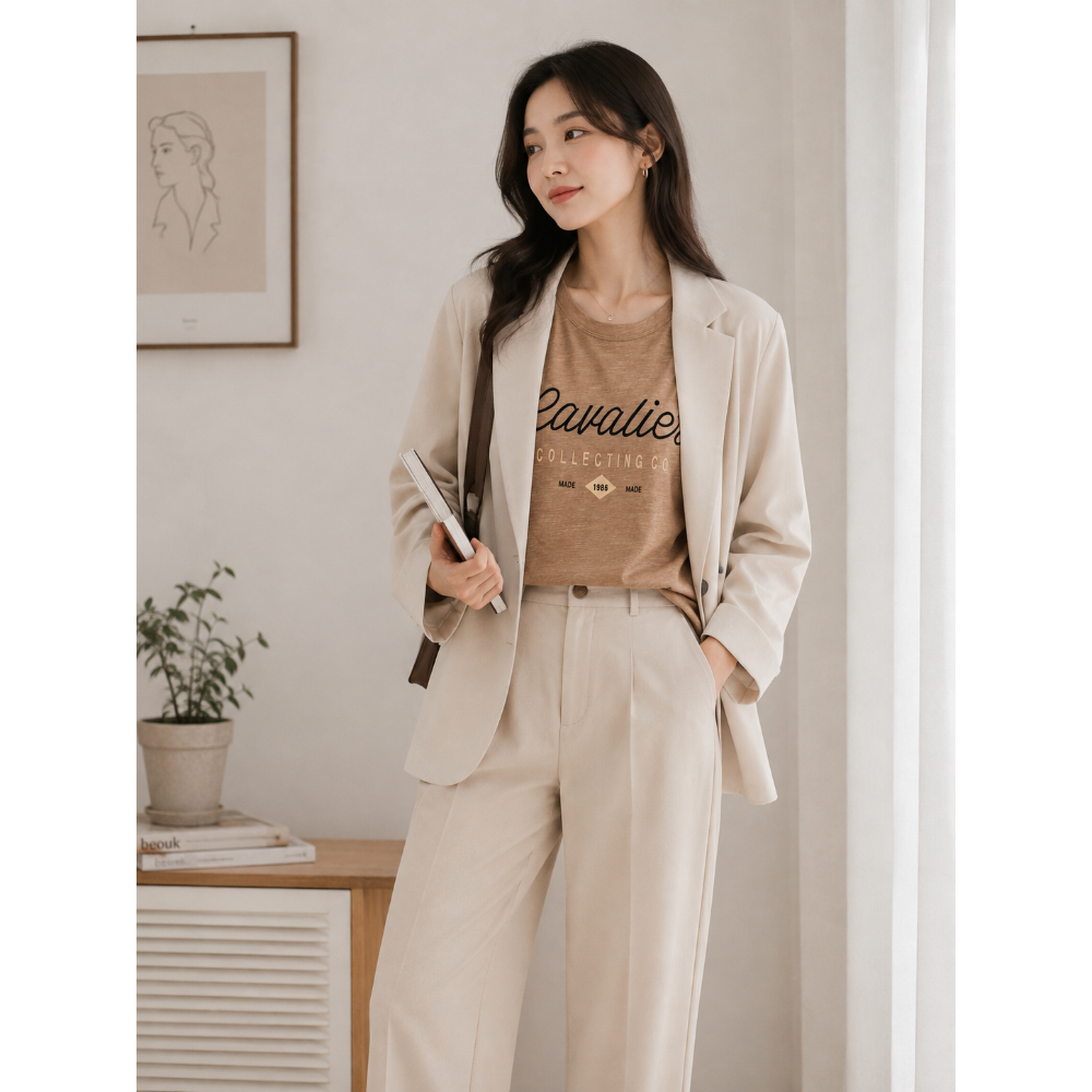 2026 EARLY AUTUMN｜早秋新款 竹節棉印花T-細節圖3