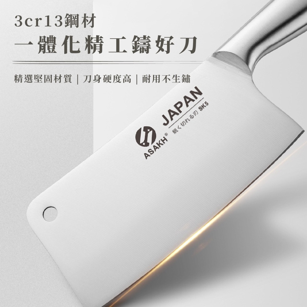 菜刀 不鏽鋼刀具 斬切刀 切片刀 水果刀 日式刀 多用刀 廚師刀 料理刀 菜刀 冷凍刀 鋼刀 刀具組 切肉刀 日本工藝-細節圖2
