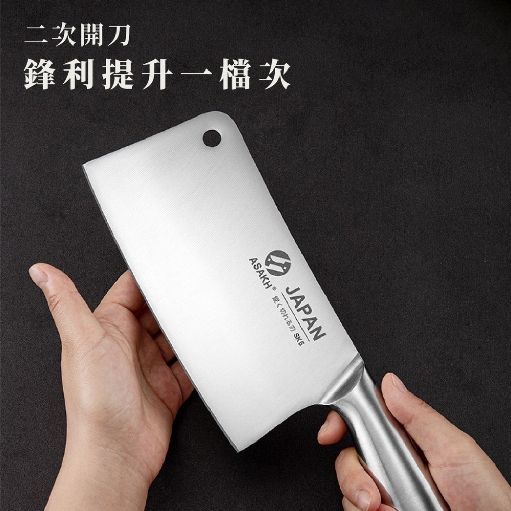 菜刀 不鏽鋼刀具 斬切刀 切片刀 水果刀 日式刀 多用刀 廚師刀 料理刀 菜刀 冷凍刀 鋼刀 刀具組 切肉刀 日本工藝-細節圖4