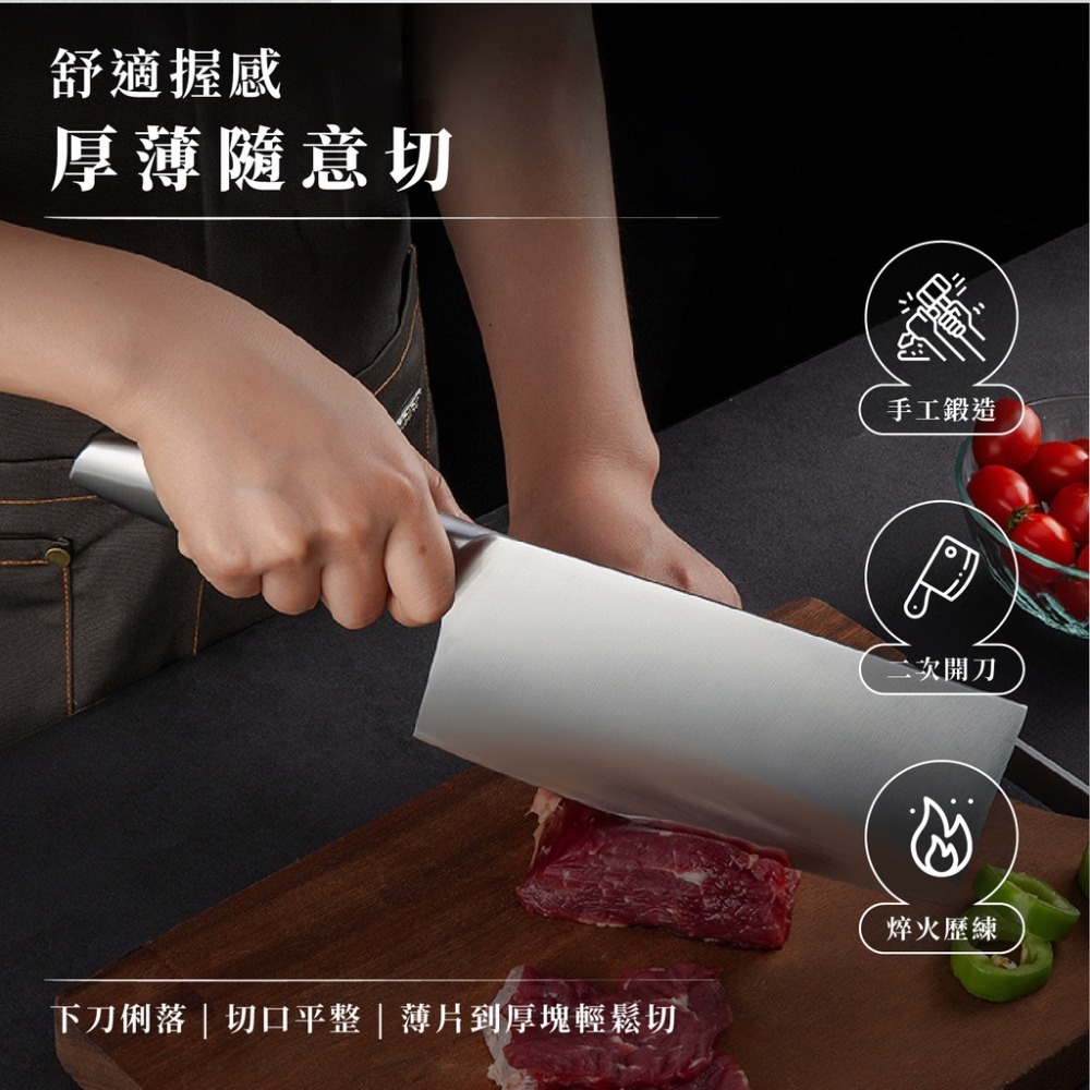 菜刀 不鏽鋼刀具 斬切刀 切片刀 水果刀 日式刀 多用刀 廚師刀 料理刀 菜刀 冷凍刀 鋼刀 刀具組 切肉刀 日本工藝-細節圖5