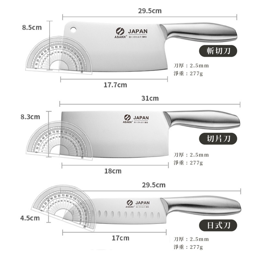 菜刀 不鏽鋼刀具 斬切刀 切片刀 水果刀 日式刀 多用刀 廚師刀 料理刀 菜刀 冷凍刀 鋼刀 刀具組 切肉刀 日本工藝-細節圖7