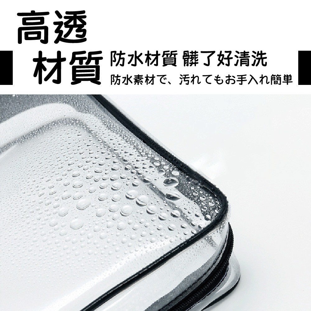 透明防水收納包 防水包 防水袋 洗漱包 旅行 化妝包 盥洗用品 游泳 拉鍊包 旅行化妝包 盥洗包 防塵包 梳洗包 果凍包-細節圖8