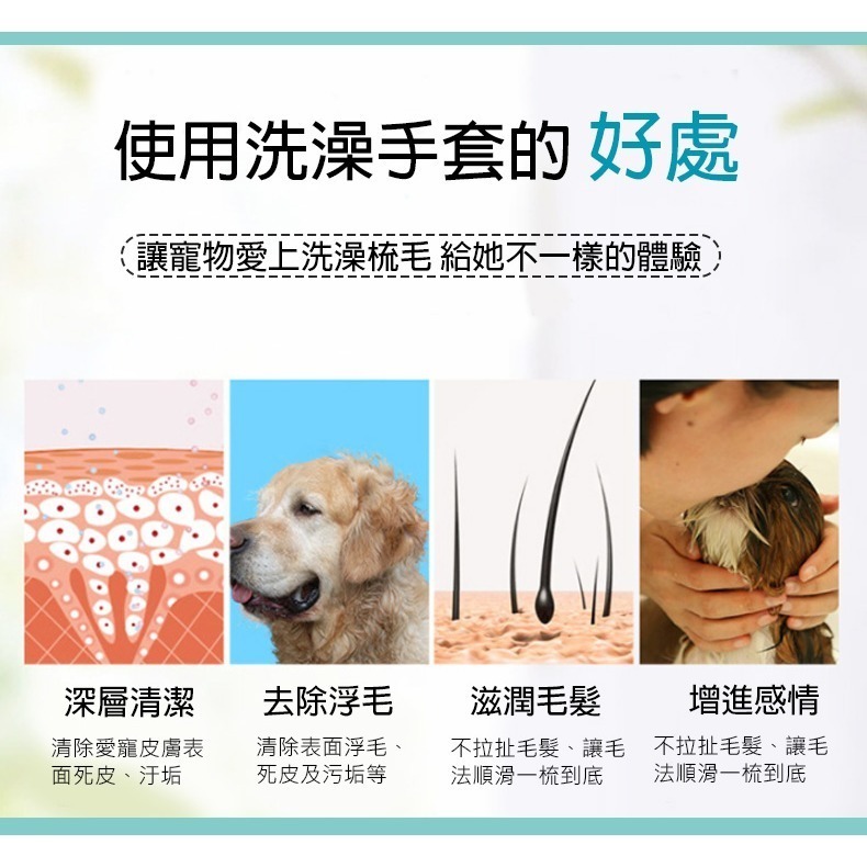 【彈性防水/密集刷頭】🐈寵物洗澡手套 寵物洗澡刷 狗洗澡 寵物洗澡 可裝沐浴乳洗澡刷 清潔刷 洗澡刷 沐浴刷 洗頭刷-細節圖2