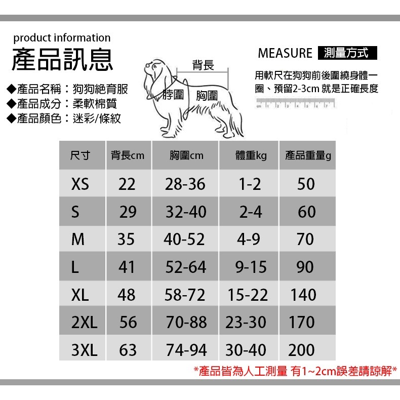 【透氣彈性/舒適貼身】🐈狗狗絕育衣 防舔衣 結紮衣服 貓咪術後衣服 寵物防舔衣 防舔絕育服 防舔 狗狗衣服-細節圖9