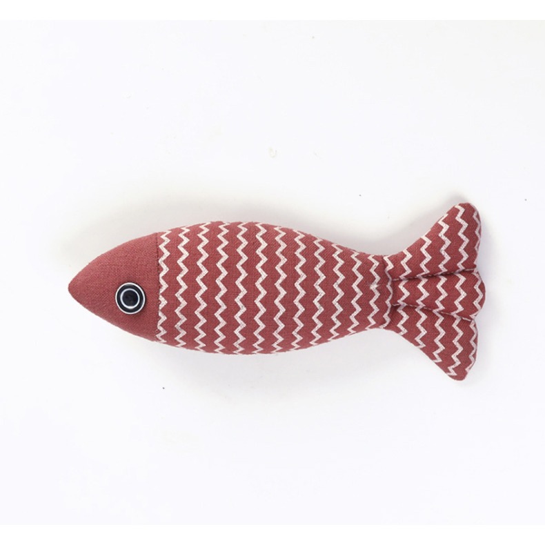 1.麻布魚-紅色