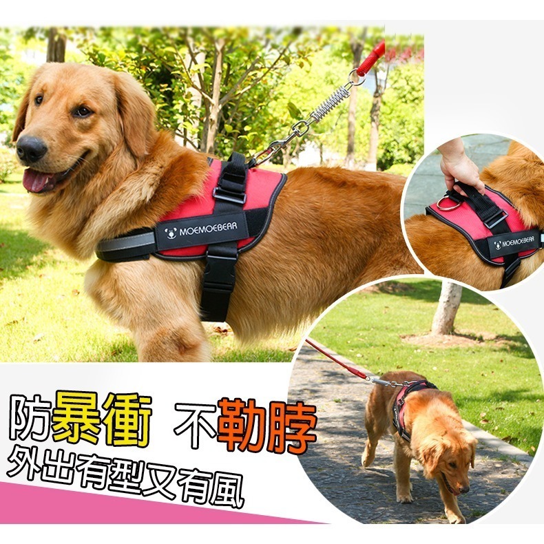 【防暴衝/結實耐用】🐈小中大型犬防暴衝胸背帶 馬鞍型寵物胸背帶 防暴衝 牽引繩 狗胸背 頸圈 魔術貼側貼 貓胸背帶-細節圖9