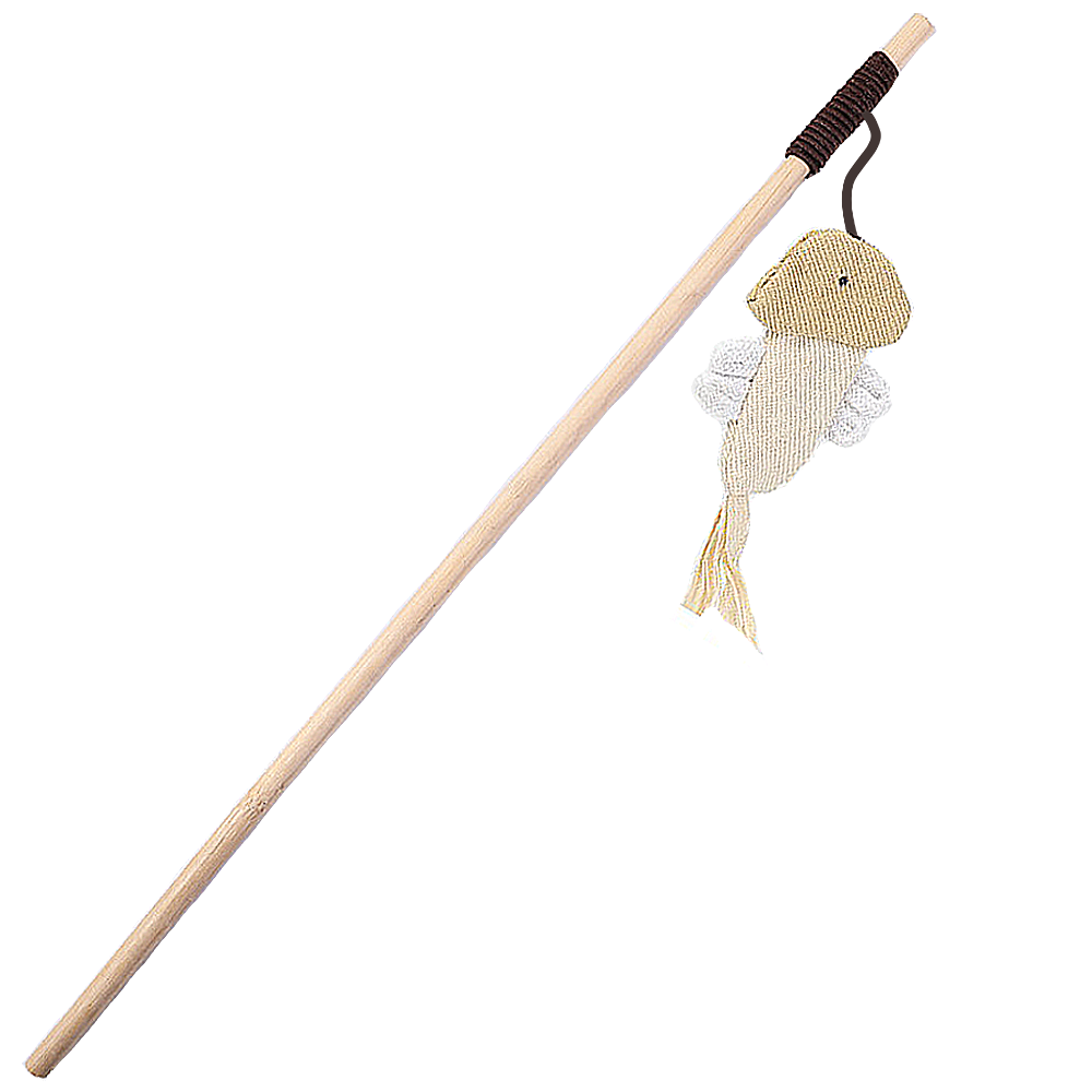 【安全耐咬/高纖維粗麻】🐈原木鈴鐺逗貓棒 逗貓玩具 鈴鐺逗貓棒 逗貓玩具 逗貓神器 釣竿逗貓 寵物玩具 貓咪玩具-規格圖9