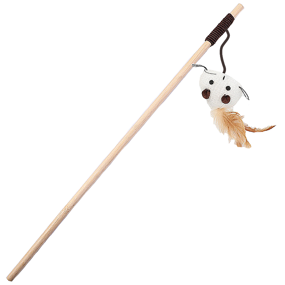 【安全耐咬/高纖維粗麻】🐈原木鈴鐺逗貓棒 逗貓玩具 鈴鐺逗貓棒 逗貓玩具 逗貓神器 釣竿逗貓 寵物玩具 貓咪玩具-規格圖9